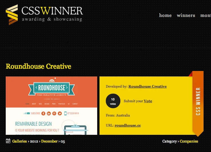 CSS Winner Awarding Showcasing