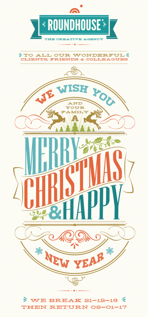 Merry Christmas and a Very Happy New Year from Roundhouse