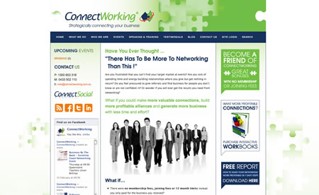 Connect Working website launch