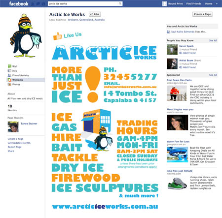 Arctic Ice Works Facebook
