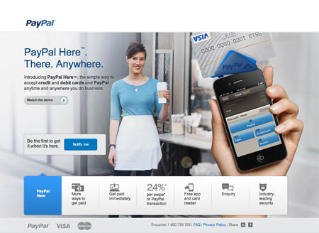 PayPal Here There Anywhere